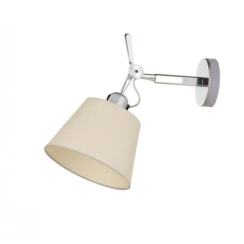 Artemide Tolomeo Parete Wall Adjustable Diffuser 18 Parchment