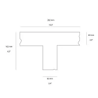 Lampo T Connector Accessory for Medium Light Cut Profile Kit
