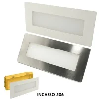 Lampo Segnapasso TRICOLOR LED Dimmerabile Rettangolare Da