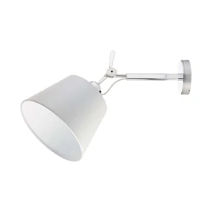 Artemide Tolomeo Parete Wall Adjustable Diffuser 32 in Silk