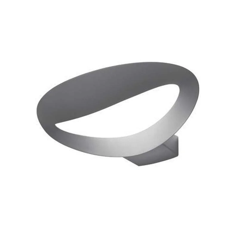 Artemide Mesmeri LED 28W Gray Silver Applique Wall Lamp Artemide Mesmeri LED 28W Gray Silver Applique Wall Lamp