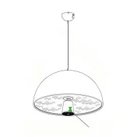 Flos Skygarden s2 Glass diffuser assembly Replacement Spare Part