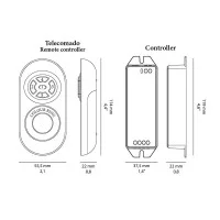 Lampo Kit RGBW Radiocomando + Centralina 12-24V a