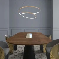 Ideal Lux OZ SP D80 LED Spiral Suspension Lamp for Indoor