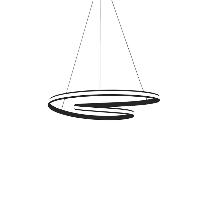 Vivida Circuit Dimmable LED Spiral Suspension Lamp with Vivida Circuit Dimmable LED Spiral Suspension Lamp with
