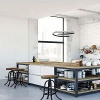 Vivida Circuit Dimmable LED Spiral Suspension Lamp with