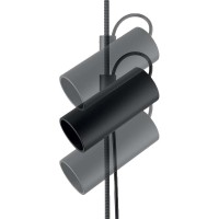 Lodes Accessorio Spot Nero Opaco Complemento per Lampada Cima