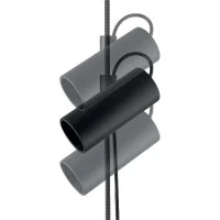 Lodes Accessorio Spot Nero Opaco Complemento per Lampada Cima
