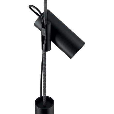 Lodes Accessorio Spot Nero Opaco Complemento per Lampada Cima