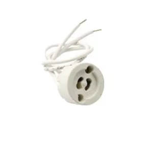 GX8.5 lampholder in Steatite for discharge lamps 2A 500Vac