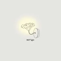 Slamp Lafleur Applique Dimmable LED Wall Lamp for Indoor By