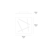 Vivida FLAT Lampada a LED Ultrapiatta da Parete e Soffitto