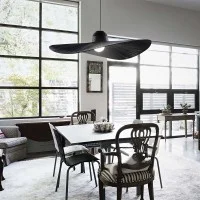 Ideal Lux Madame SP1 Circular-Shaped Suspension Chandelier with