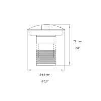 Lampo Ground Faretto LED 3W 12V Carrabile Doppia Emissione