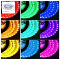 Lampo Strip Striscia LED RGBW 5050 60led/m 24V 19.2W/mt Bobina