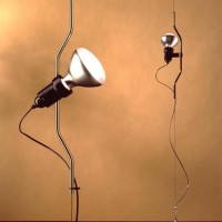 Flos Parentesi Nickel Pendant Suspension Lamp by Achille