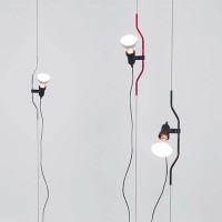 Flos Parentesi Suspension Pendant Lamp Dimmable Black LED LAMP