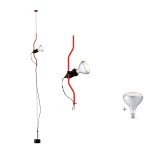 Flos Parentesi Pendant Suspension Red LED LAMP INCLUDED