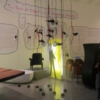 Flos Parentesi Dimmerabile Lampada Sospensione Rosso LAMPADINA