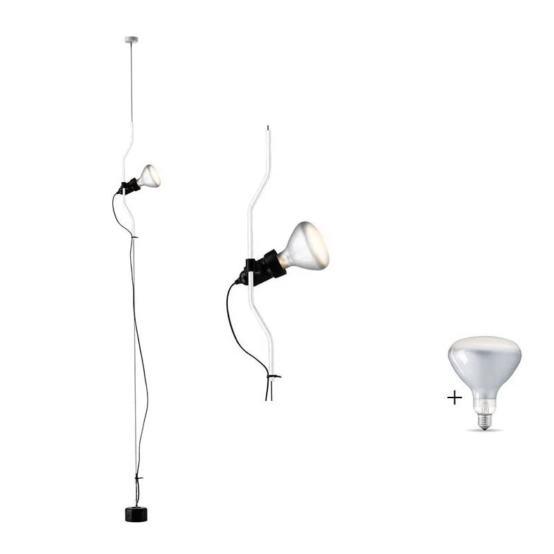 Flos Parentesi Dimmerabile Lampada Sospensione Bianco LAMPADINA