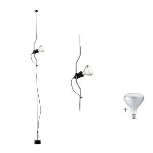 Flos Parentesi Dimmer Suspension Pendant Lamp Nickel LED LAMP