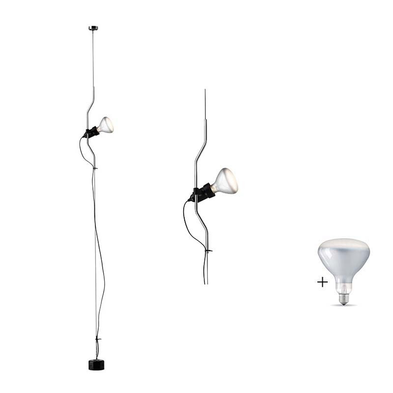 Flos Parentesi Dimmer Suspension Pendant Lamp Nickel LED LAMP