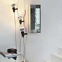 Flos Parentesi Dimmer Suspension Pendant Lamp Nickel LED LAMP