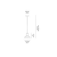 Artemide Stablight "A" Dimmable LED Suspension Lamp in Blown