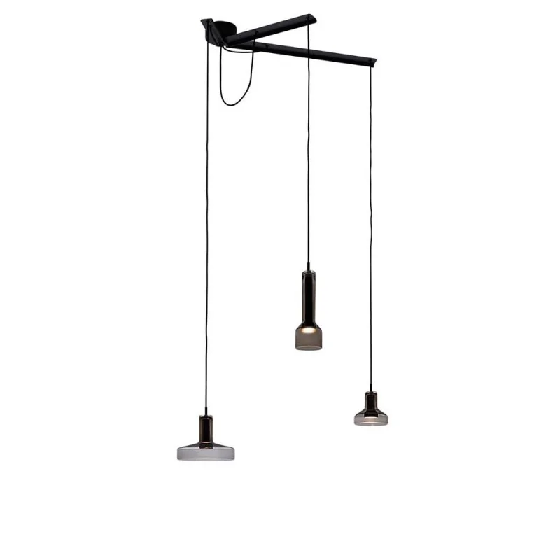 Artemide Stablight 3 Lights Adjustable Suspension Lamp LED Artemide Stablight 3 Lights Adjustable Suspension Lamp LED