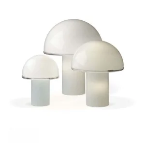 Artemide Onfale Table Lamp In Blown Glass Designed By Luciano