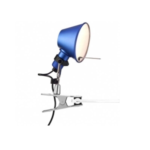 Artemide Tolomeo Micro Pinza Blu Lampada da Tavolo Parete