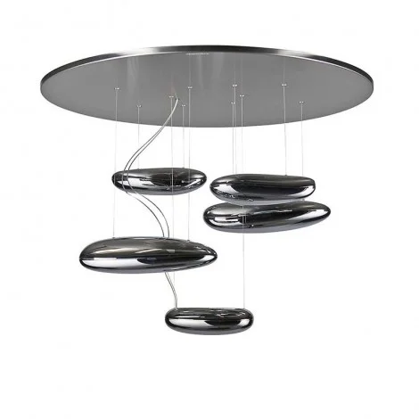 Artemide Mercury Mini LED Ceiling Dimmable In Polished Chrome