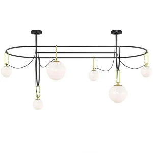 Artemide nh S5 Elliptic Multiple Pendant Lamp LED Dimmable In