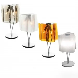 Artemide Logico Table Dimmable Indoor Lamp in Blown Glass by De
