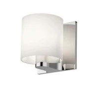 Flos Tilee Applique Wall Lamp Chrome/White By Marcello Ziliani