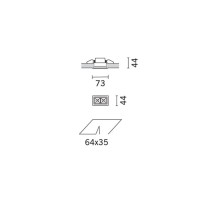 iGuzzini MK48 Laser Blade HC Recessed 2 Cells LED 4W 3000K