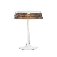 Flos Bon Jour LED Lampada da Tavolo Top Bianco Corona Fumè
