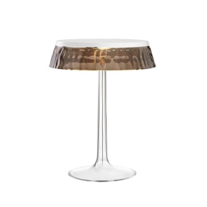 Flos Bon Jour LED Lampada da Tavolo Top Bianco Corona Fumè