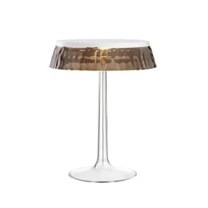 Flos Bon Jour LED Lampada da Tavolo Top Bianco Corona Fumè