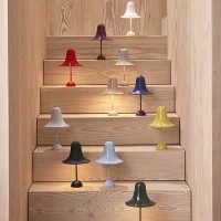 Verpan Pantop Ø23 Lampada da Tavolo a Campana da Interno By