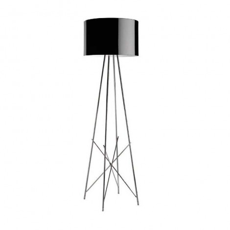 Flos Ray F2 Floor Lamp Black dimmable by Rodolfo Dordoni