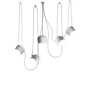 Flos AIM x 5 Punti Luce LED Lampada Sospensione Soffitto