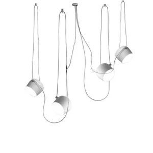 Flos AIM x 4 Punti Luce LED Lampada Sospensione Soffitto