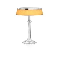 Flos Bon Jour Versailles LED Lampada da Tavolo Cromo Tessuto