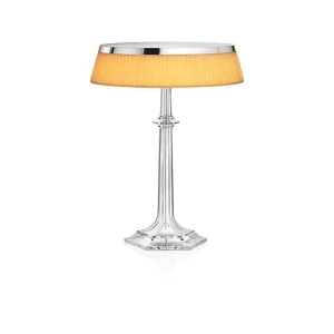 Flos Bon Jour Versailles LED Lampada da Tavolo Cromo Tessuto