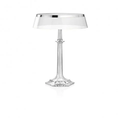 Flos Bon Jour Versailles LED Lampada da Tavolo Cromo Trasparente