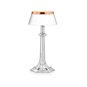 Flos Bon Jour Versailles Small LED Table Lamp Copper Transparent