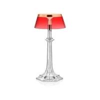 Flos Bon Jour Versailles Small LED Table Lamp Copper Red