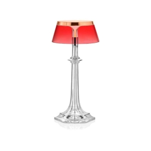 Flos Bon Jour Versailles Small LED Lampada da Tavolo Rame Rosso
