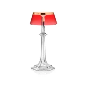 Flos Bon Jour Versailles Small LED Table Lamp Copper Red